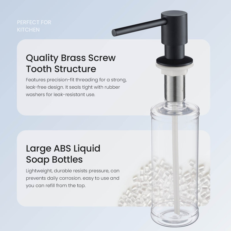 KIBI USA Kitchen Soap Dispenser & Reviews Wayfair